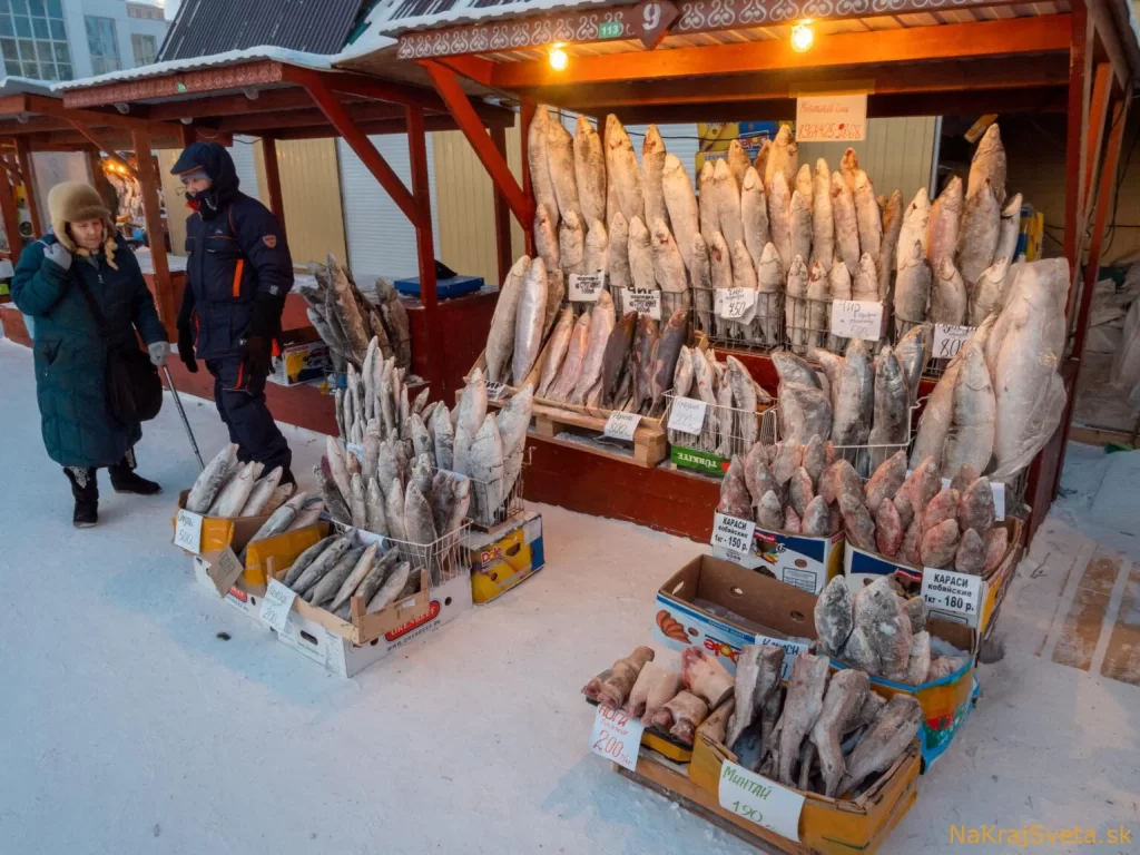 Rybí trh v Jakutsk