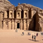 Cestovanie do Jordanska Petra ruiny