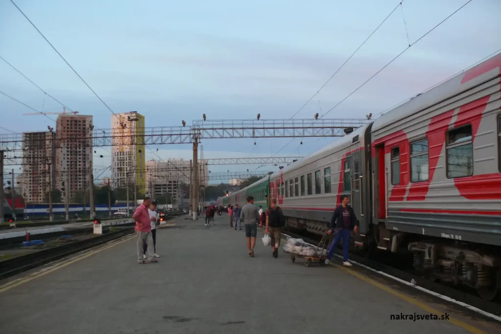 transsibirska magistrala nastupiste v rusku